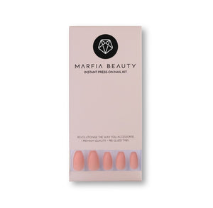 matte-rose-coffin-medium-presson-nails